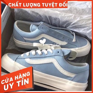 FeeShip_Hàng Cao Cấp_ giày vans custom (xanh lam)