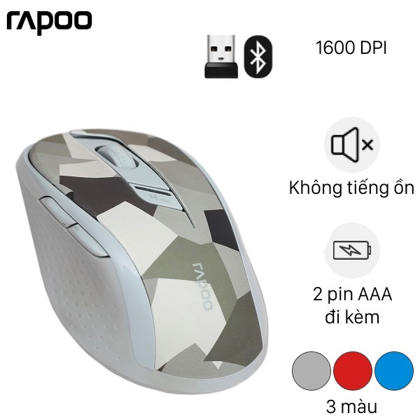 Chuột Bluetooth Silent Rapoo M500 ( Like New )