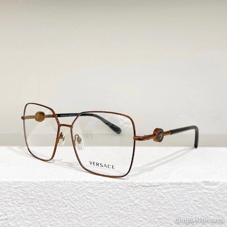 Gọng Kính Kim Loại Mắt vuông to, V.ERCASE, Thời trang cao cấp, bảo hành 12 tháng - donghokinhmat168