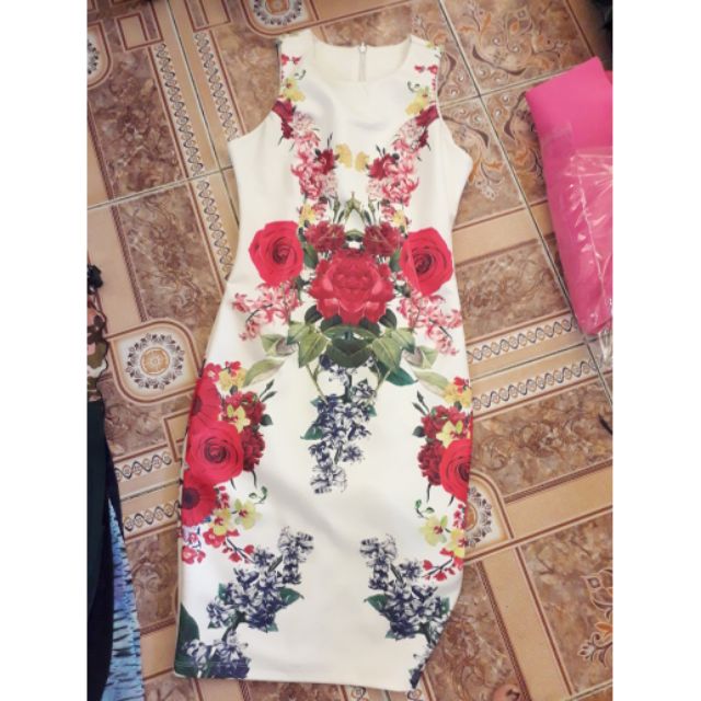 Combo Đầm body hoa huỳnh