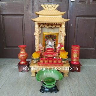 Bộ đồ thờ thần tài mệnh hoả