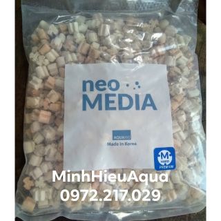 Vật liệu lọc NEO MEDIA HARD - Tăng nhẹ độ pH - Bịch 1lít