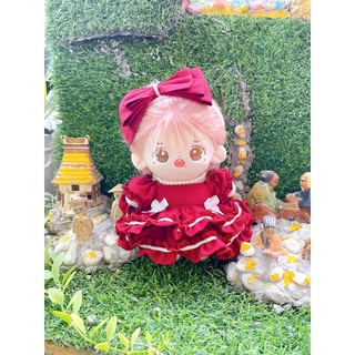 [OUTFIT FOR DOLL] (20cm,15cm,IDV,body ú )đầm cưới cho doll