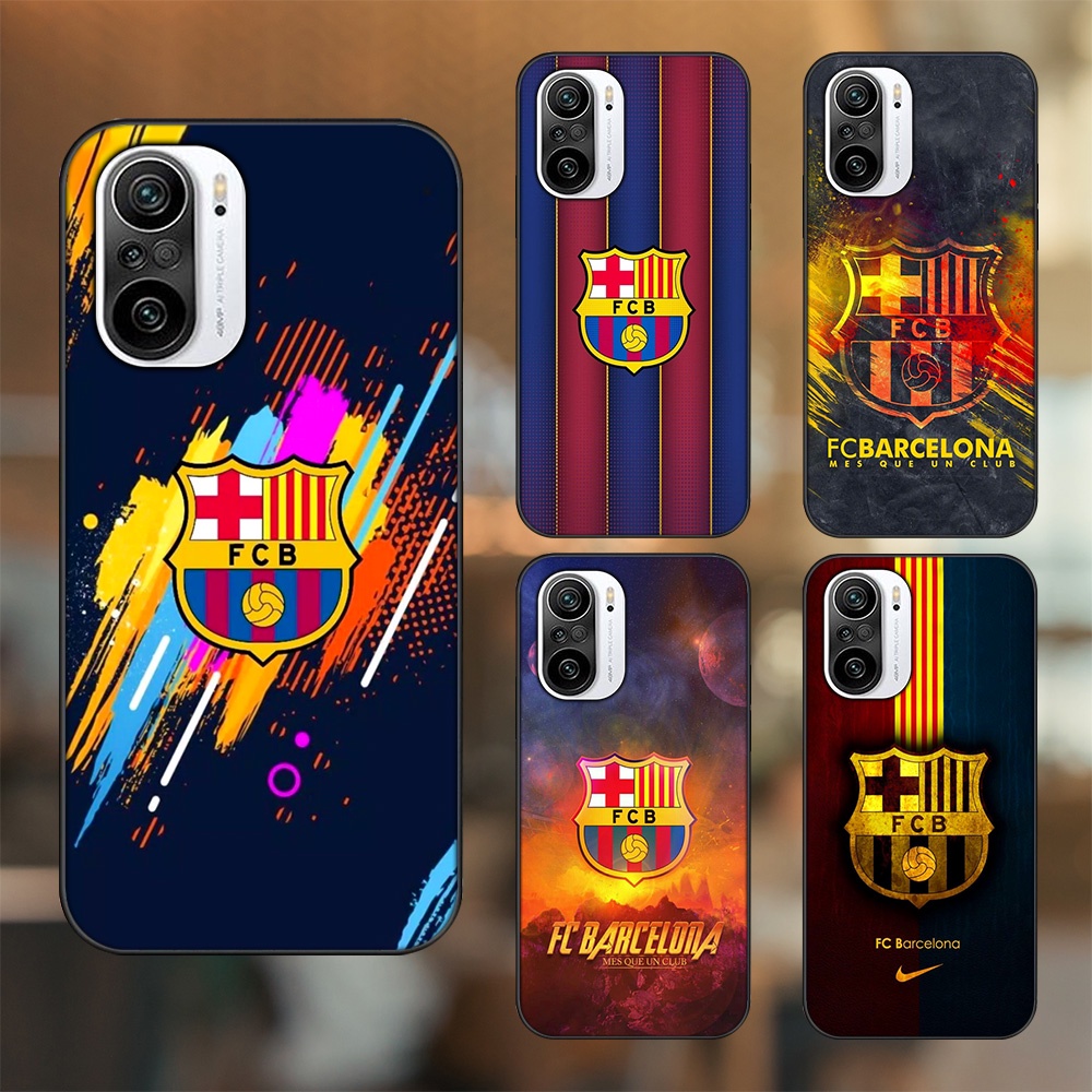 Ốp lưng Xiaomi K40 viền đen in hình Barcelona Barca