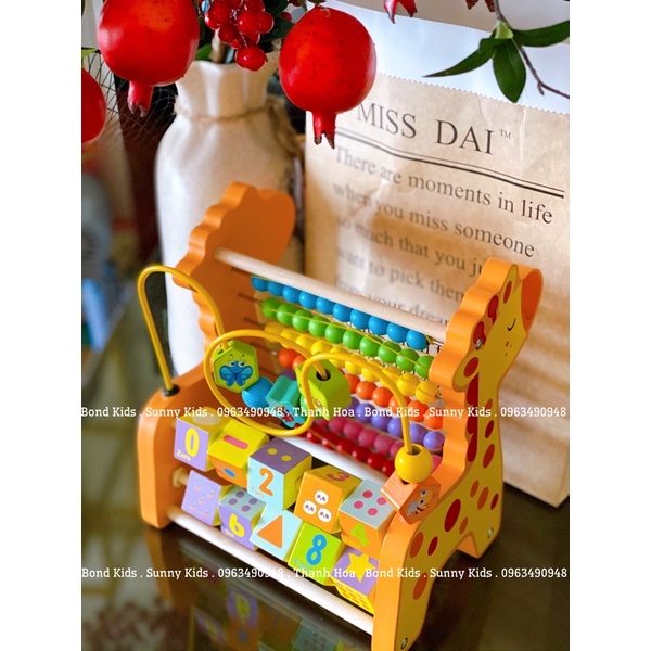 Bộ chơi tính số Montessori cho bé  -  Shop JamesBond Kids