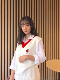 Áo len gile ulzzang
