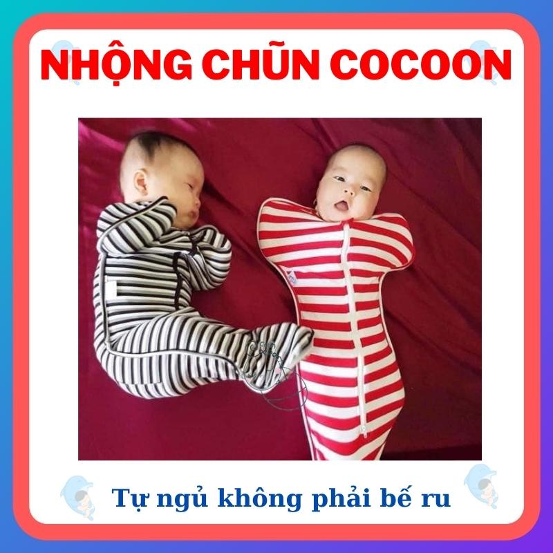 Nhộng Chũn Cocoon Co Dãn 4 Chiều Chính Hãng Cho Bé Giúp Bé Ngủ Ngon Giảm Giật Mình, Giảm Quấy Khóc