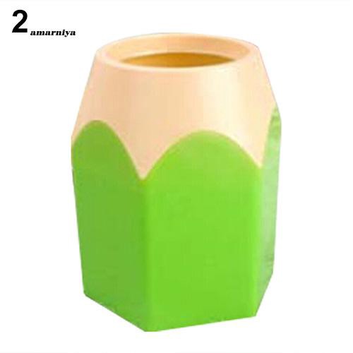 Lọ nhựa sáng tạo chuyên dụng đựng bút để bàn nhiều màu tự chọn