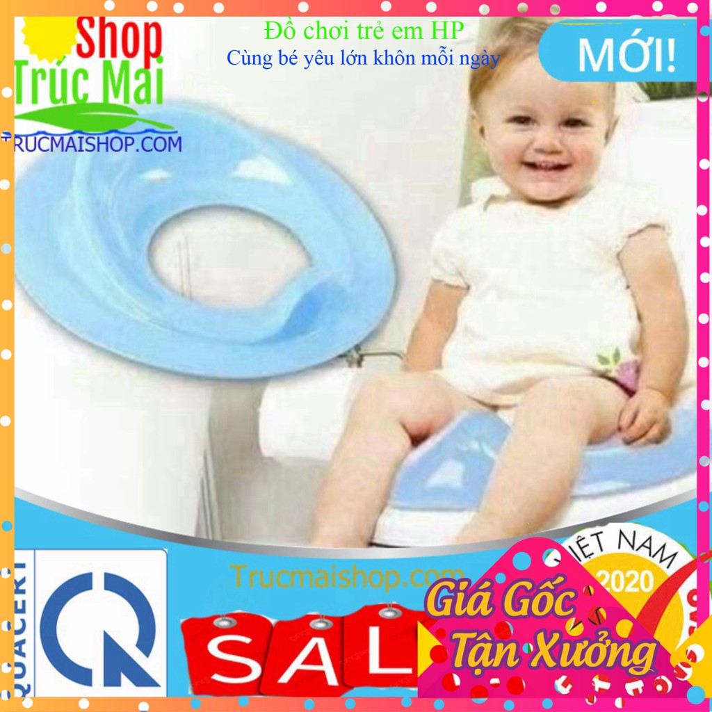 [ Loại Cao Cấp] Kệ ngồi toilet cho bé - Miếng lót thu nhỏ bồn cầu nhựa Việt Nhật