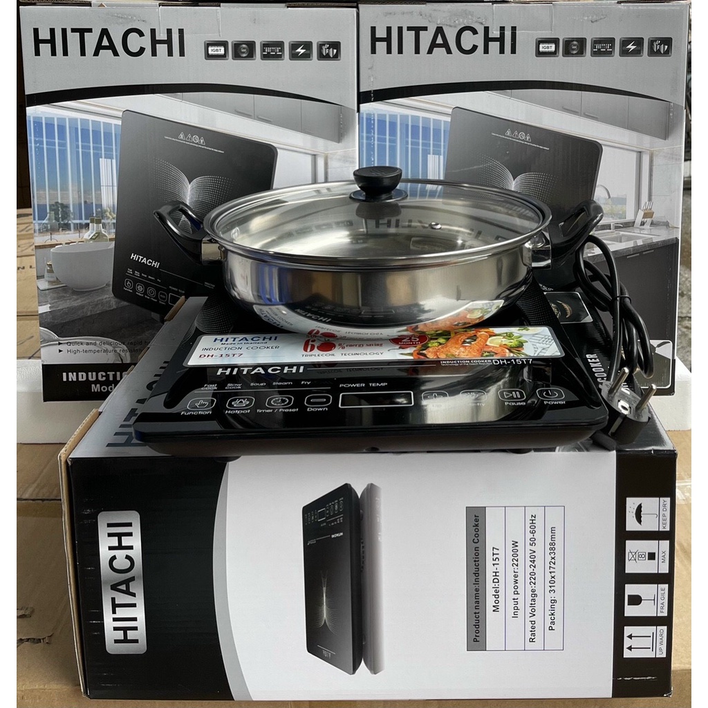 Bếp từ đơn cảm ứng cao cấp HITACHI DH-15T7 ( tặng nồi )