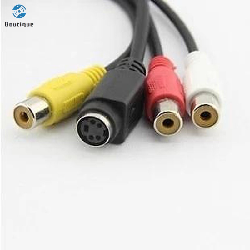 Bộ Chuyển Đổi Vga Svga Sang S-Video 3 Rca Av Tv Cho Pc / Laptop