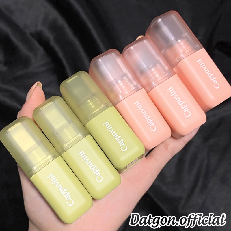 Son Cappuvini Vuông Vỏ Xanh Mền Mịn Môi Trống Nước Lâu Trôi
