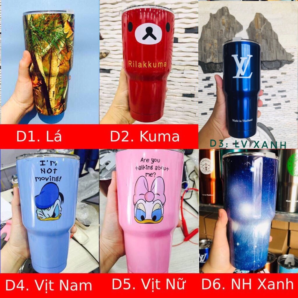 LY GIỮ NHIỆT THÁI LAN 900ML TẶNG COMBO TÚI ĐỰNG + ỐNG HÚT + THANH CỌ RỬA | BigBuy360 - bigbuy360.vn