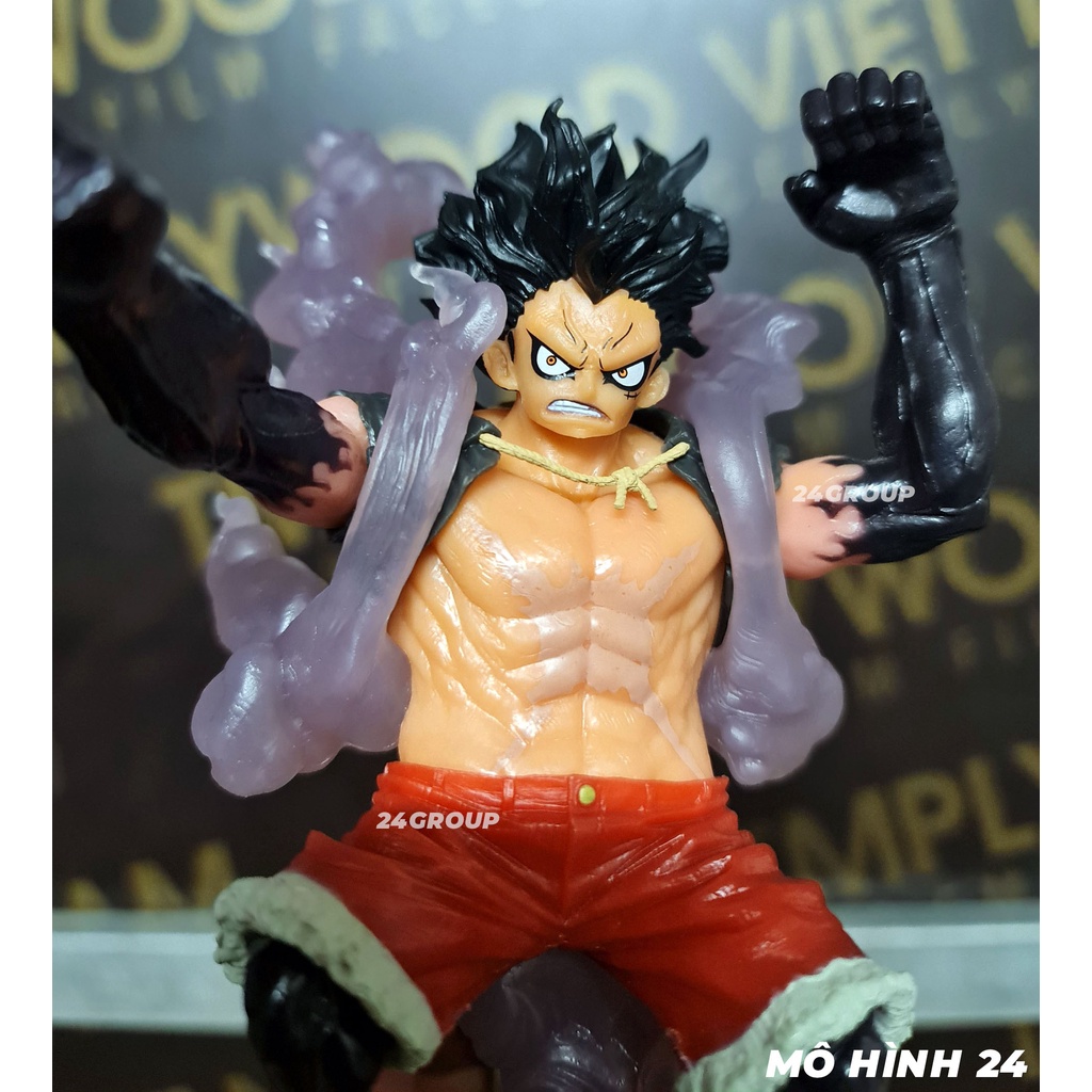 Mô hình cao cấp luffy gear 4 snakeman tay bọc haki Monkey D Lufy One piece
