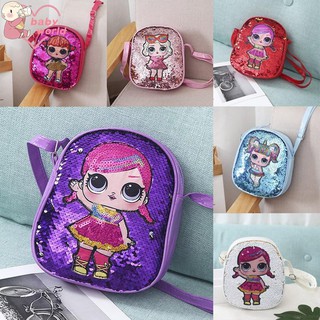 Túi đeo chéo in hình búp bê LOL bất ngờ cho bé