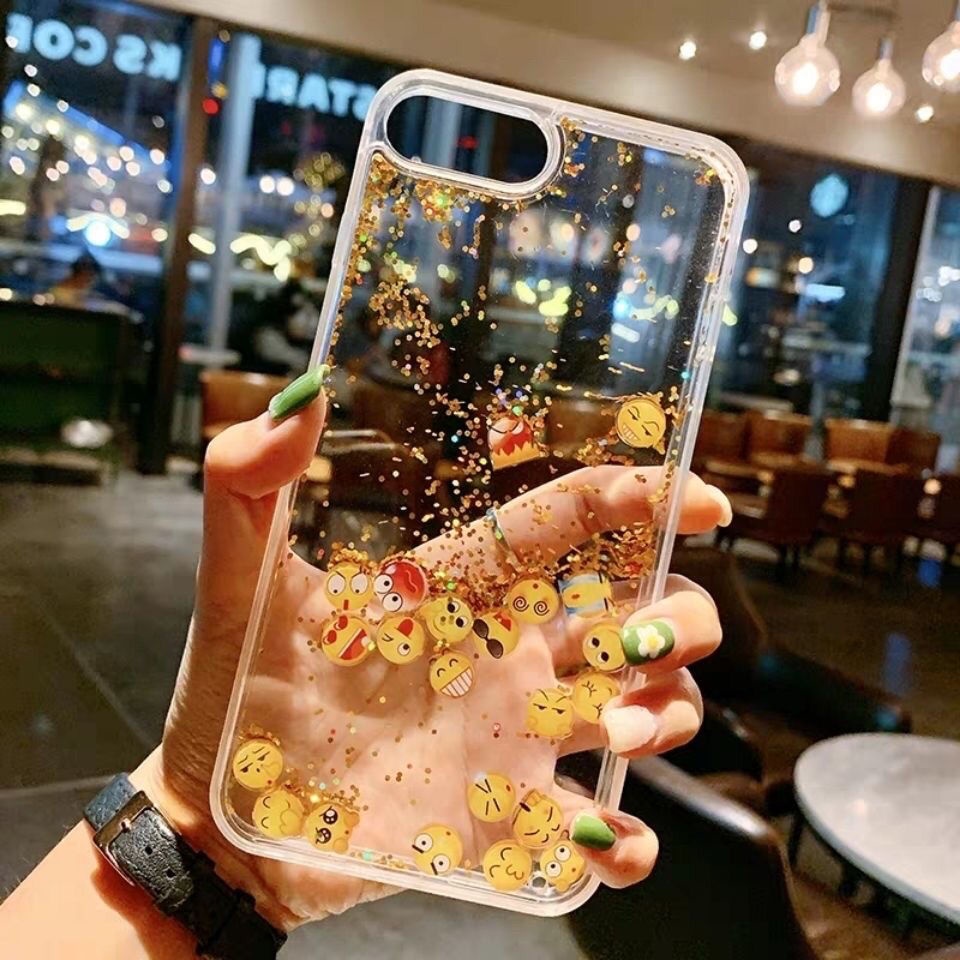 Ốp Điện Thoại Kim Tuyến Nước Làm Mát Chống Rơi Cho iPhone 13 12 11 Pro Max 7 PLUS 8plus SE XS MAX Phone Case