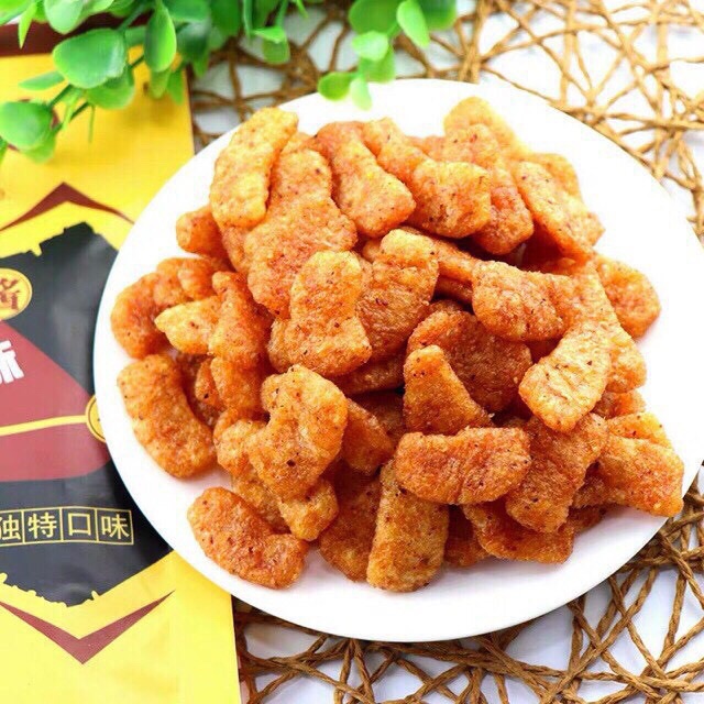 Thịt hổ cay De Chang Kum ăn vặt tuổi thơ gói 45gr( đậu nành cay vị thịt nướng)