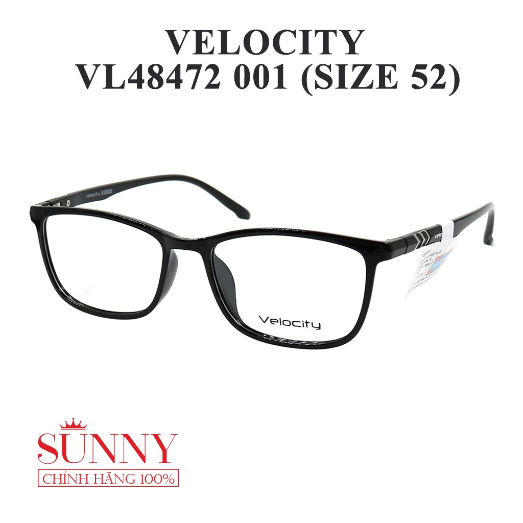 Gọng kính nam nữ thời trang Velocity VL48472 chính hãng