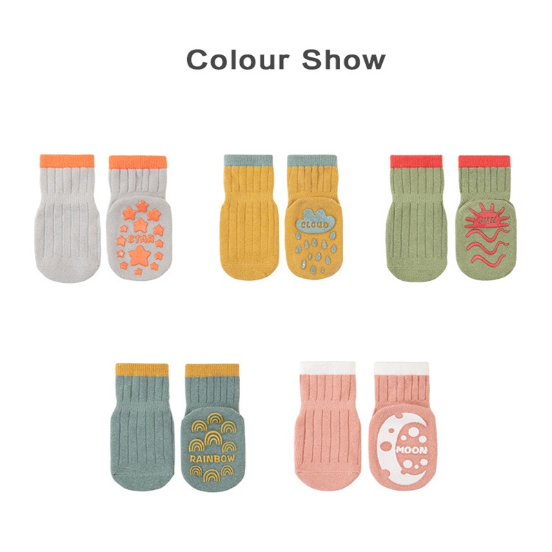 Vớ Cao Su Chống Trượt Dùng Cho Trẻ Nhỏ Mới Sinh