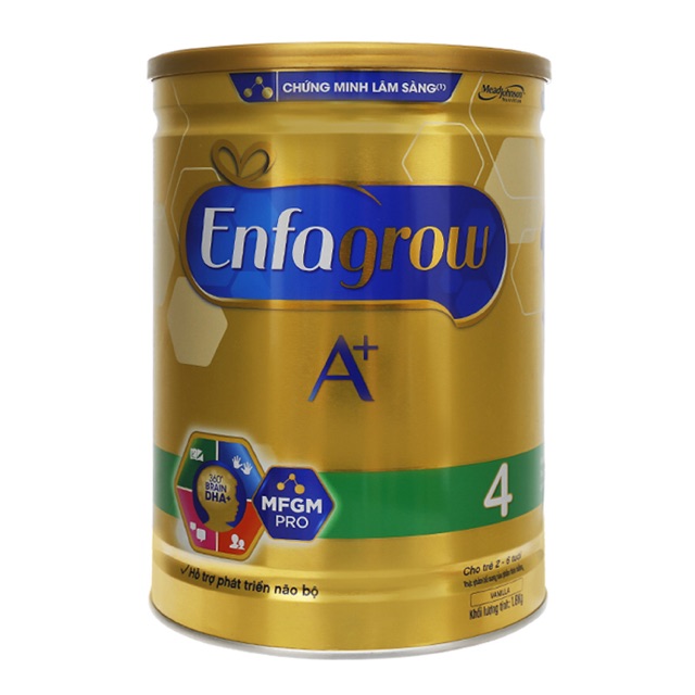 Sữa bột Enfagrow A+ 360° Brain DHA số 4 (1.7kg) - Mead Johnson (10/2022)