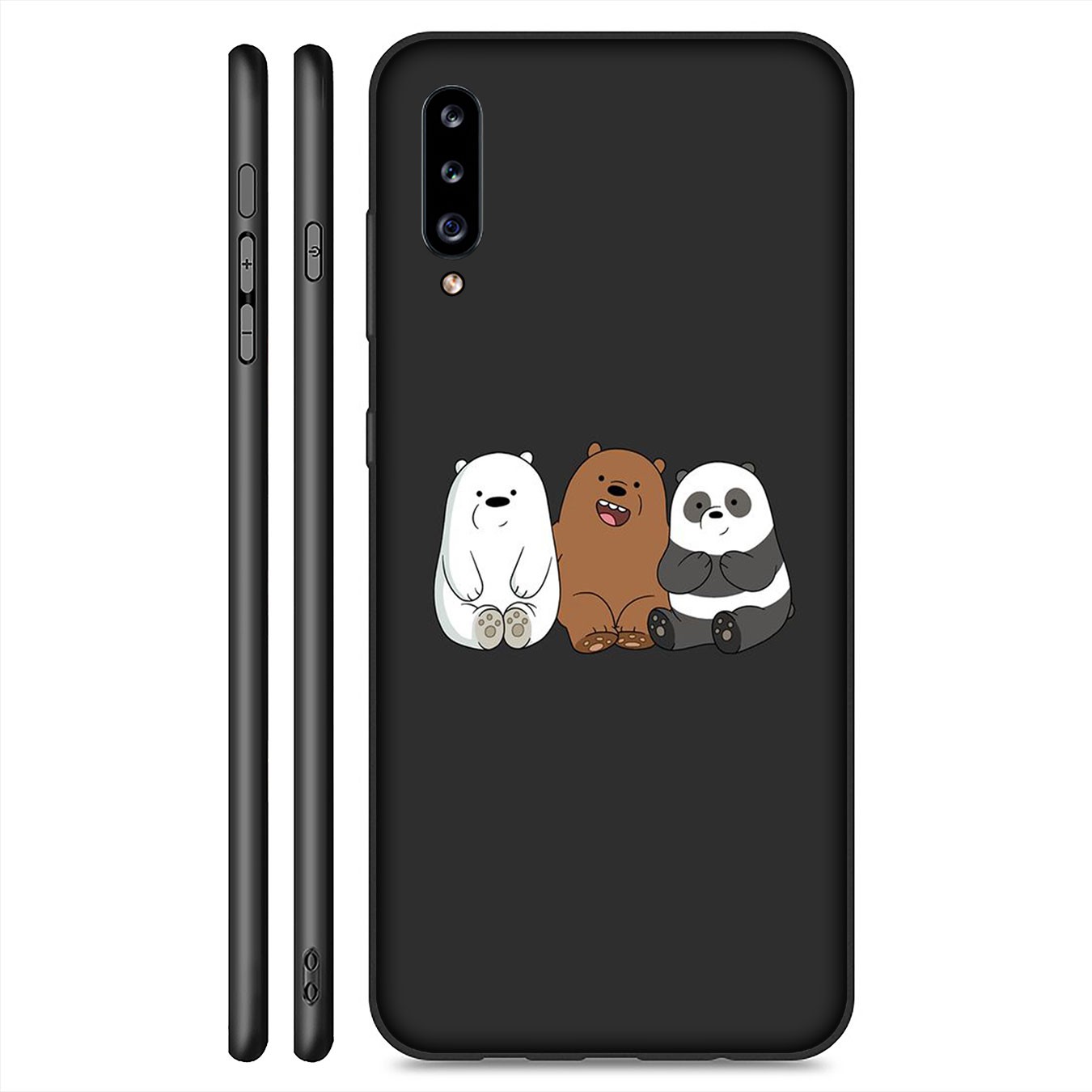 Samsung Galaxy S21 Ultra S8 Plus F62 M62 A2 A32 A52 A72 S21+ S8+ S21Plus Casing Soft Silicone H13 Anime We Bare Bears Phone Case