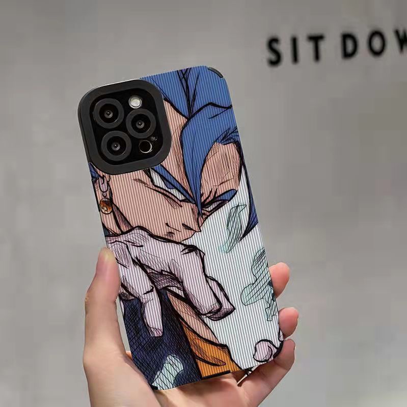 Ốp Điện Thoại Silicon Mềm In Hình goku dragon ball Cho iphone 13Promax 12 11 xr / xsmax