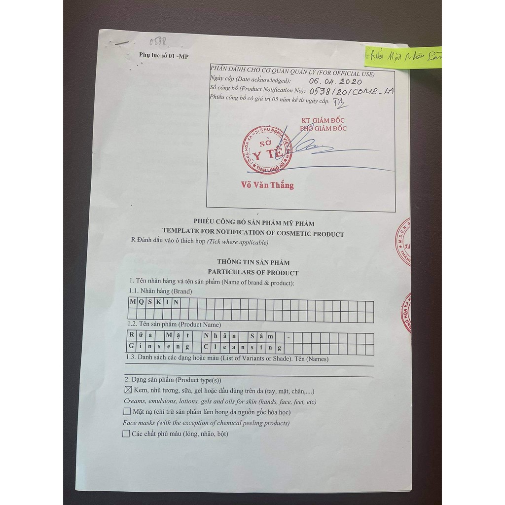 MQ SKIN Ginseng Cleaning - Bột rửa mặt | BigBuy360 - bigbuy360.vn