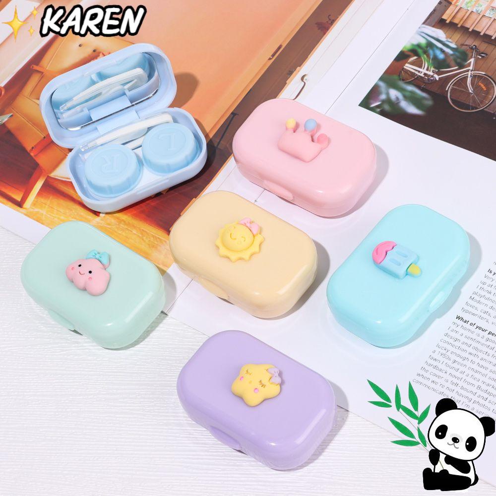 ❀Karen❀ Hộp Đựng Kính Áp Tròng Mini Dễ Thương