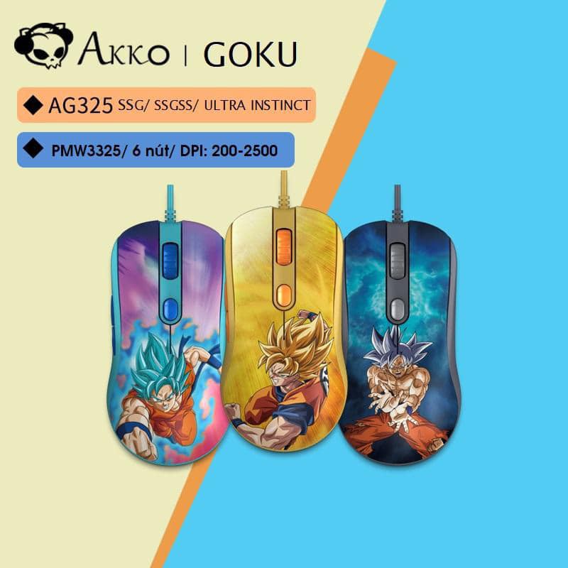 [Mã SKAMSALE03 giảm 10% đơn 200k] Chuột chơi game AKKO AG325 Dragon Ball Super - Hàng chính hãng