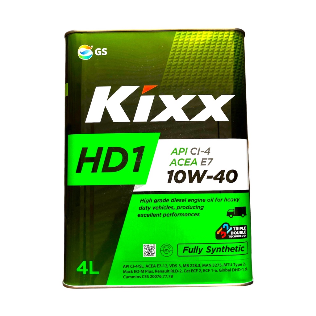 Nhớt tổng hợp toàn phần Kixx HD1 CI-4 / ACEA E7 dành cho máy dầu