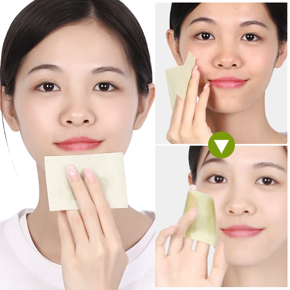 [Hàng mới về] 100 Tờ giấy thấm dầu se khít lỗ chân lông cho nữ
