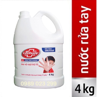 Nước rửa tay lifebuoy bảo vệ vượt trội 10 can 4kg - ảnh sản phẩm 1