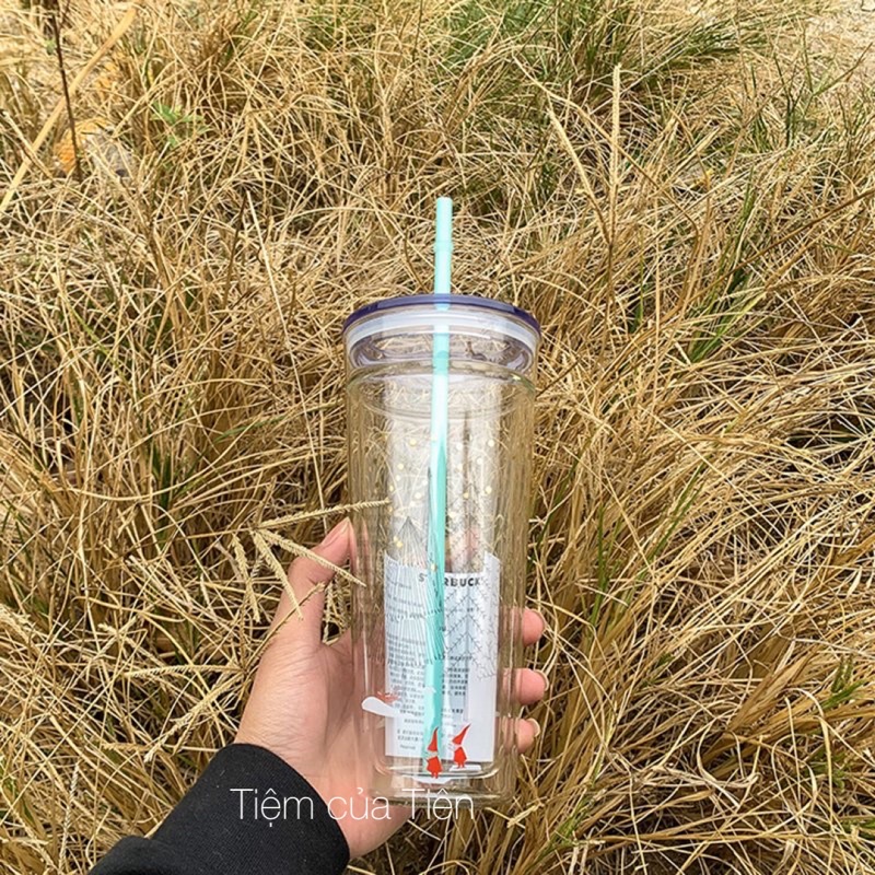 Ly STARBUCKS CHRISTMAS (thuỷ tinh 591ml)