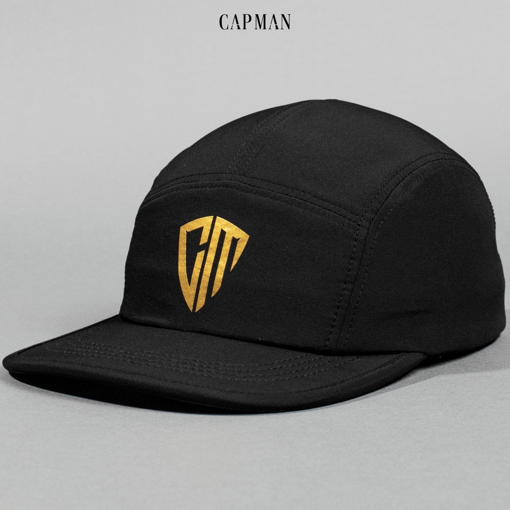 [Mã FARSBR051 giảm 12% tối đa 30K đơn 99K] Mũ snapback chính hãng CAPMAN phong cách hiphop màu đen CM116