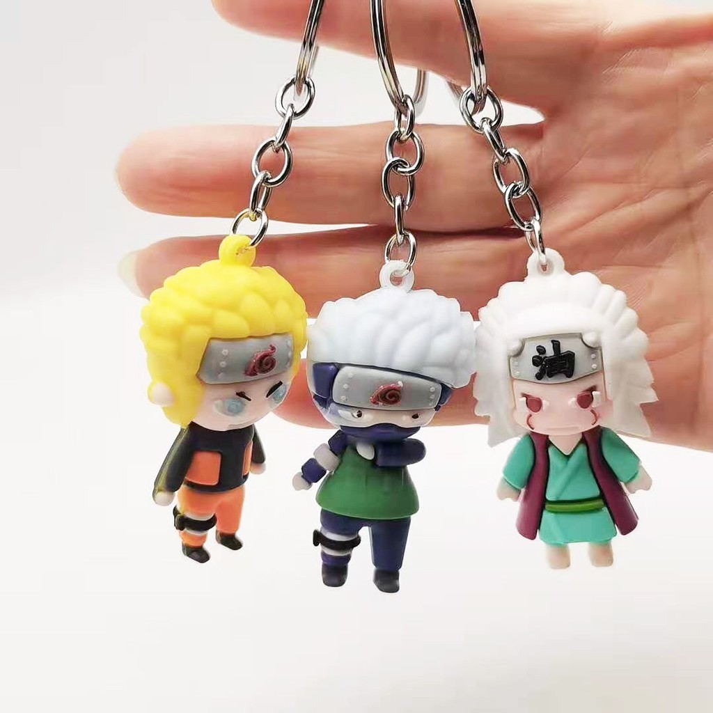 Móc khóa nhựa dẻo nhân vật Naruto Mua Tất (muatatshop)