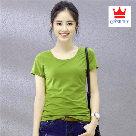 Áo Thun Nữ Cổ Tròn Tay ngắn , Trẻ Trung, Mẫu Mới nhất