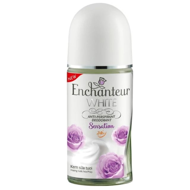 Enchanteur - Lăn khử mùi trắng da white  50ml