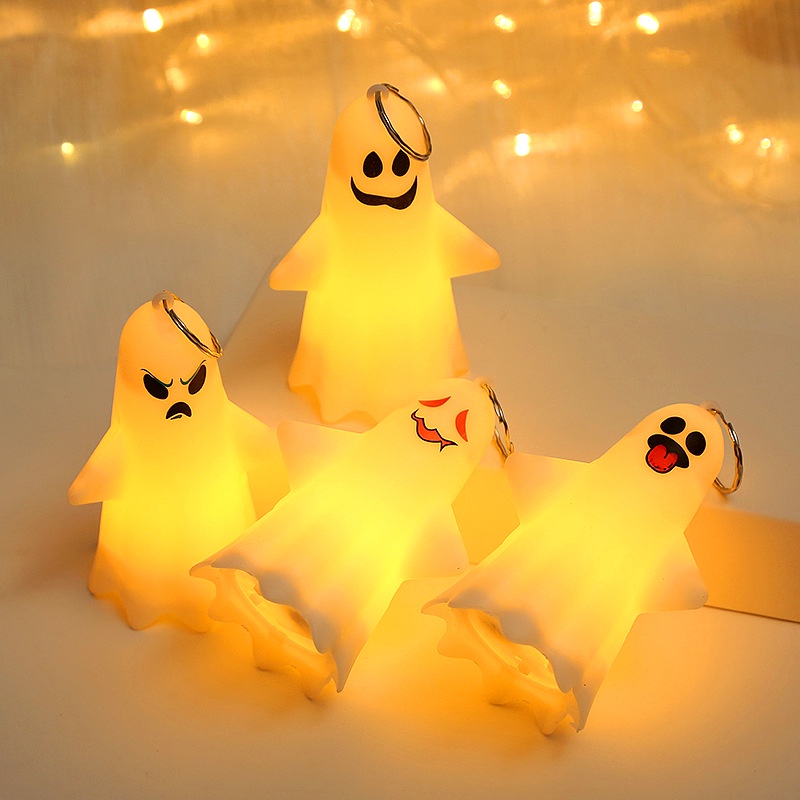 Đèn Ngủ Hình Búp Bê Ma Cà Rồng 3D Sáng Tạo Vui Nhộn Để Bàn Trang Trí Halloween