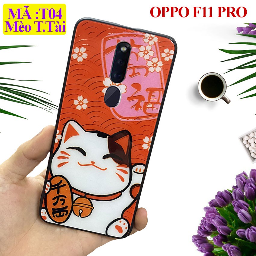 [Freeship] ỐP ĐIỆN THOẠI OPPO F11/ F11 PRO KÍNH IN HOA - Vỏ case Oppo F11 Mặt lưng kính chống trầy xước, đẹp, cao cấp