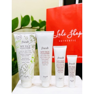 [Made in USA] Fresh Sữa Rửa Mặt (SRM) Cho Da Nhạy Cảm Fresh Soy Face Cleanser - 20ml 50ml 150ml 200ml