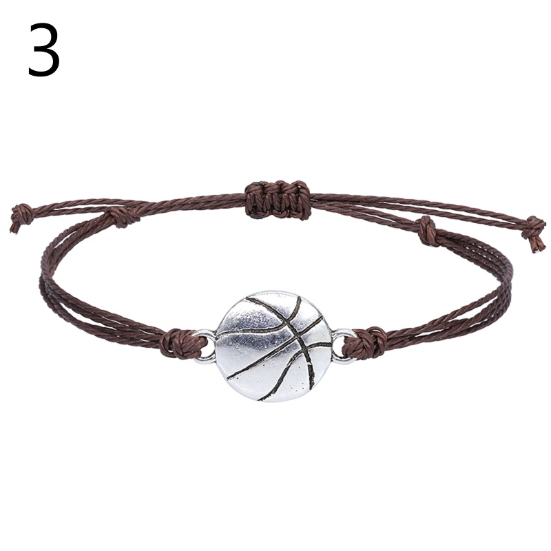 Vòng Tay Dây Bện Mặt Bóng Chuyền Có Thể Điều Chỉnh