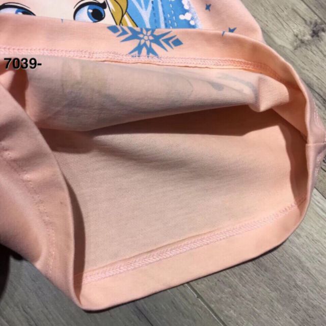 Áo hồng cam hình elsa