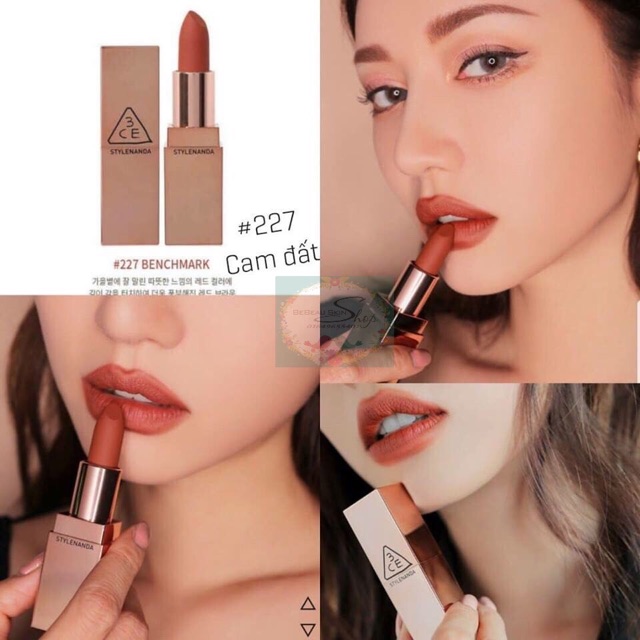 (Sẵn) Son thỏi 3ce matter lip color phiên bản đặc biệt