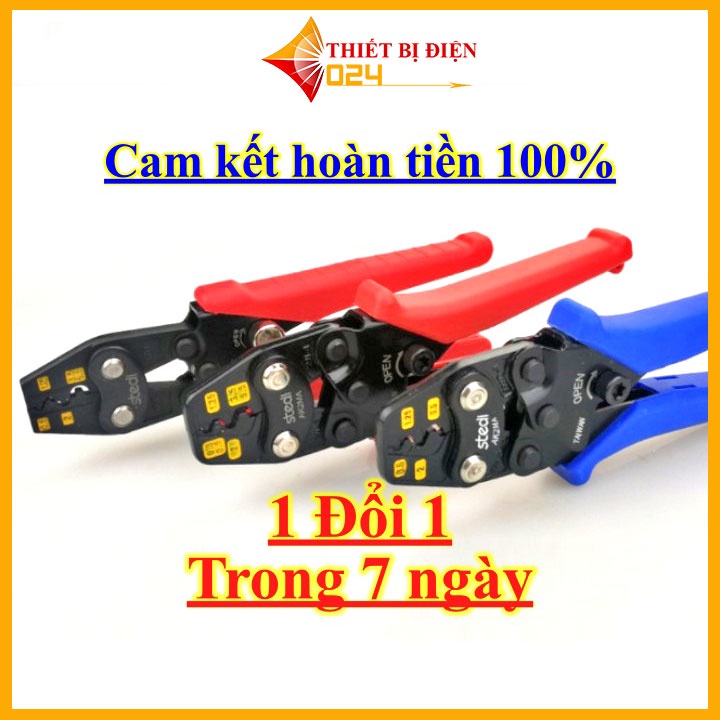 Kìm bấm cos Stedi đa năng, kiềm bóp cốt, kềm ép đầu cosse dây điện