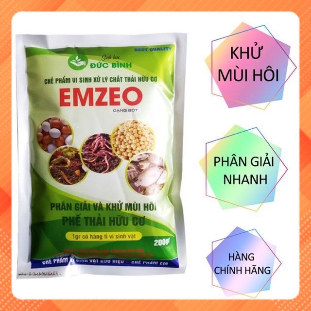 Men Vi Sinh Emzeo Khử Mùi Hôi Phân Cá, Ủ Đậu Tương Và Rác Thải Sinh Hoạt Gói 200 Gram