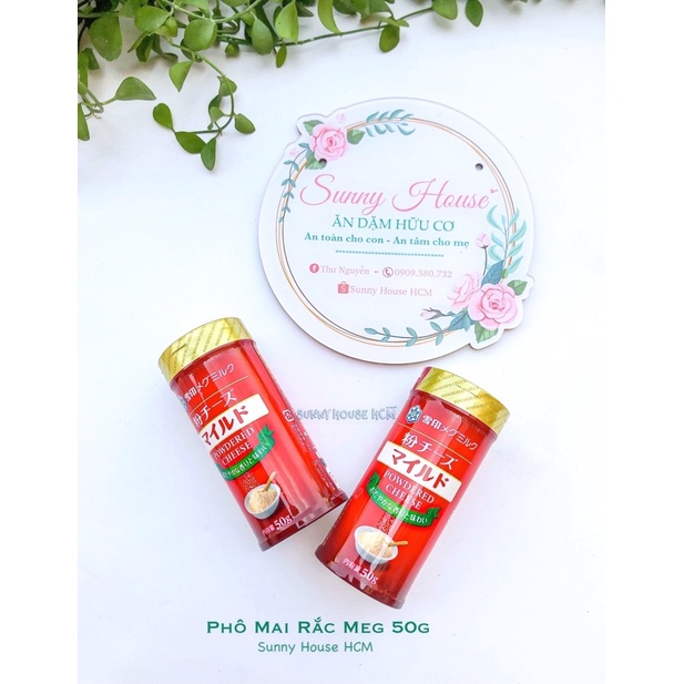 Phô mai rắc cháo Meg Nhật Bản 50g