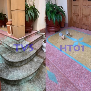 Chất tẩy xi măng HT01(1,8l),tẩy xi măng trên nền gạch đá CỰC MẠNH +Tăng 1 miếng cọ rửa để sử dụng sản phẩm khi mua hàng!