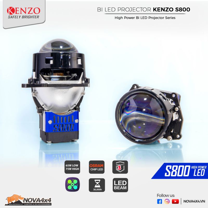BI LED CHÍNH HÃNG KENZO S800 NEW