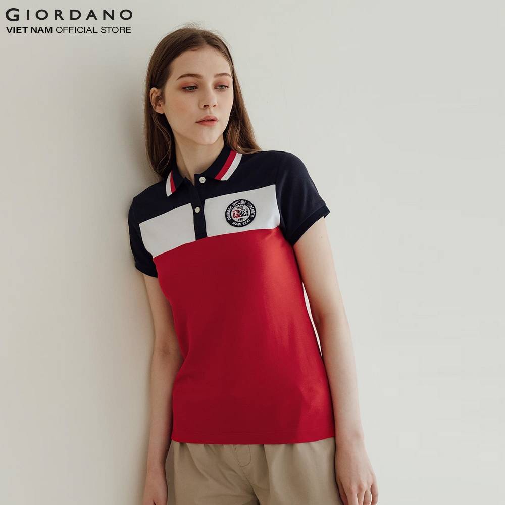 Áo Thun Có Cổ Nữ Giordano Polo 05319322 | BigBuy360 - bigbuy360.vn