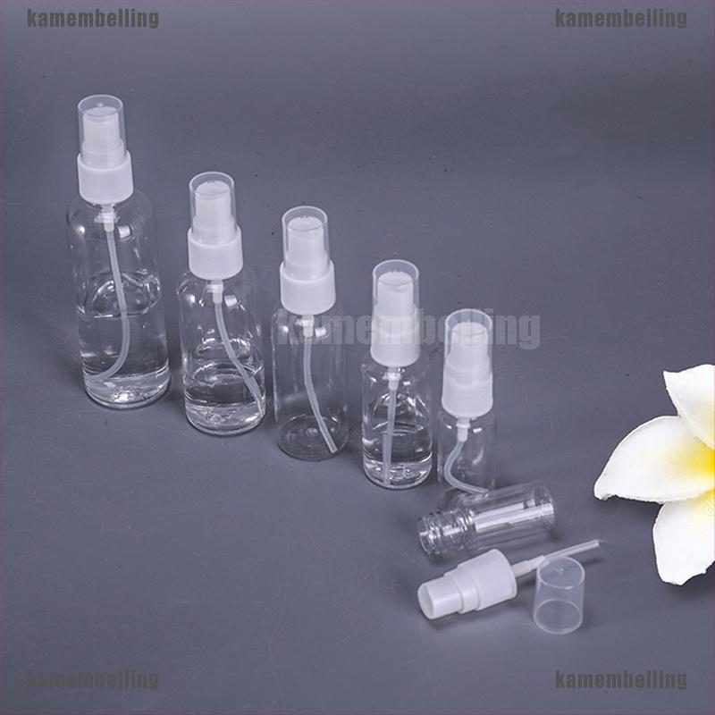 Chai Nhựa Rỗng Trong Suốt Dạng Xịt Dung Tích 30 / 50 / 100ml Tiện Dụng Mang Đi Du Lịch